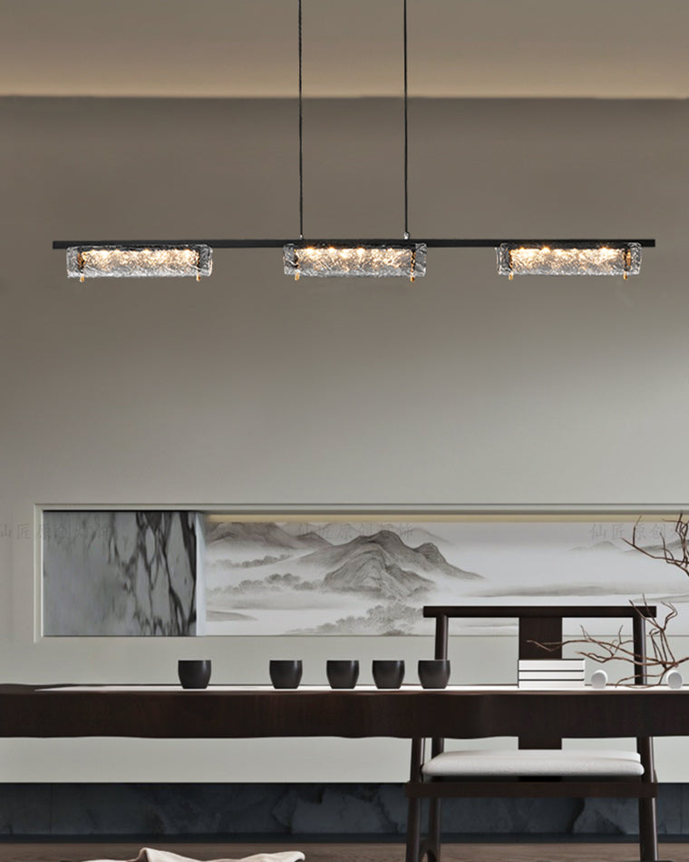 WOMO Oil Rubbed Bronze Linear Pendant Light-WM2331