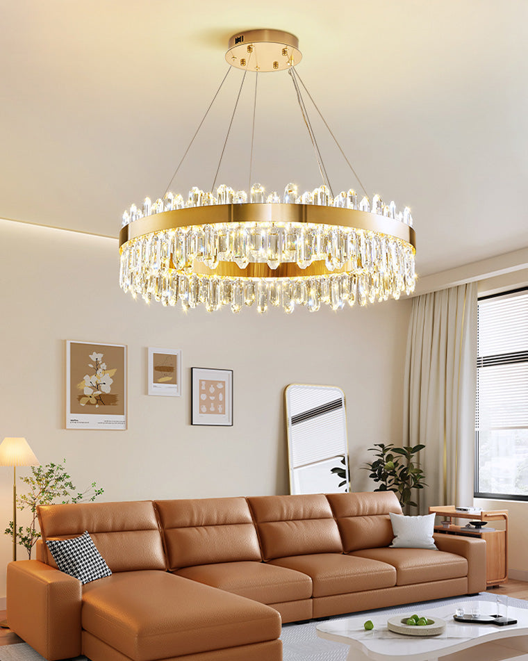 WOMO Round Crystal Chandelier-WM2488