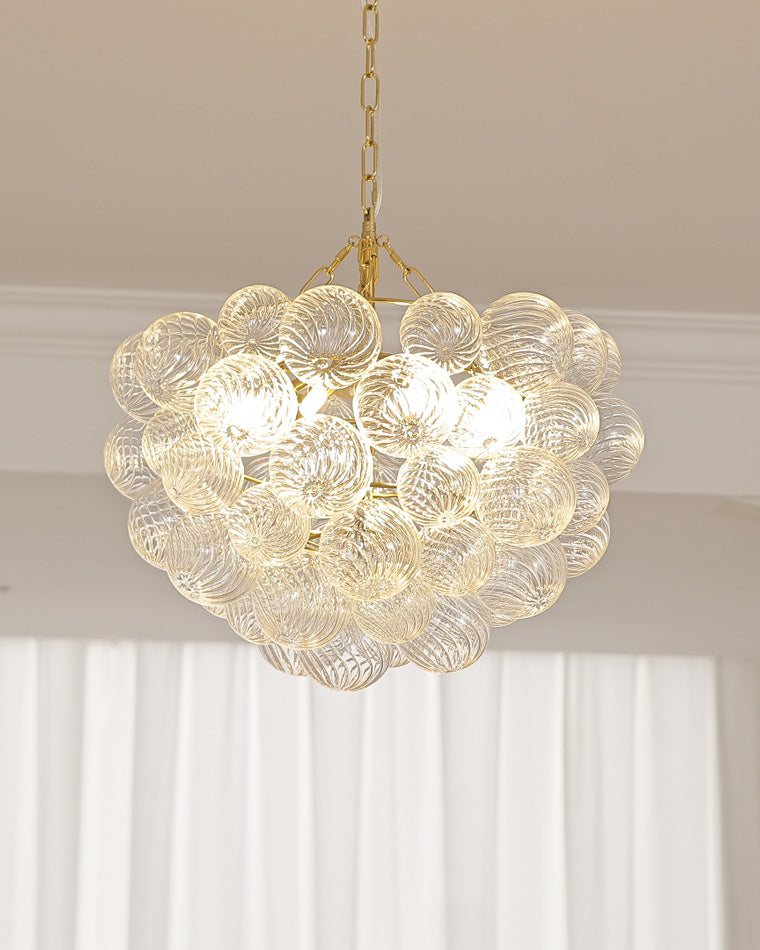 WOMO Textured Glass Bubble Chandelier-WM2180
