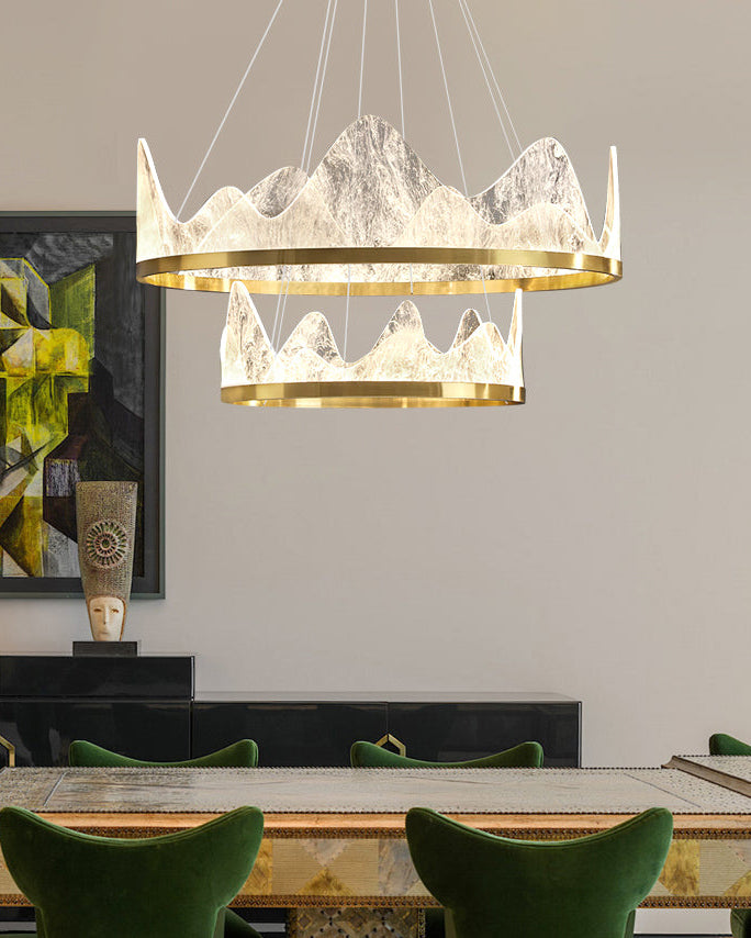 WOMO Mountain Round Chandelier-WM2361