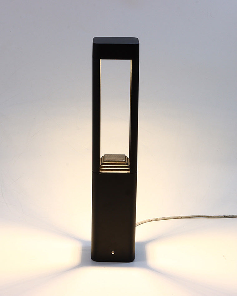 WOMO Square Solar Bollard Light-WM9111