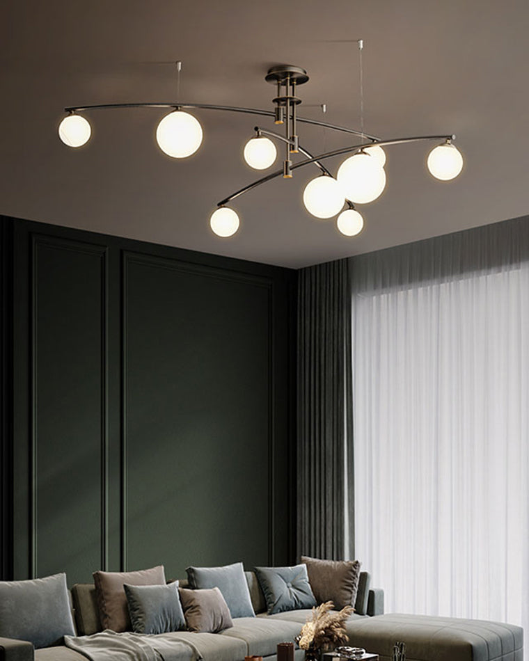 WOMO Branching Frosted Glass Bubble Chandelier-WM2295a