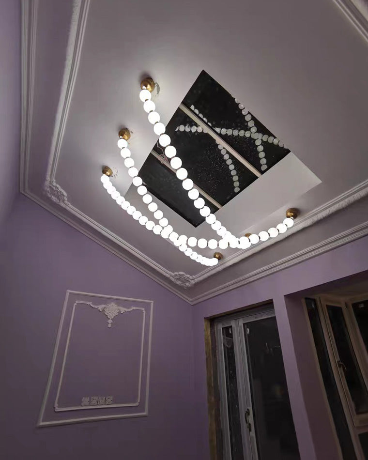 WOMO X-Pearl Necklace Chandelier-WM2805