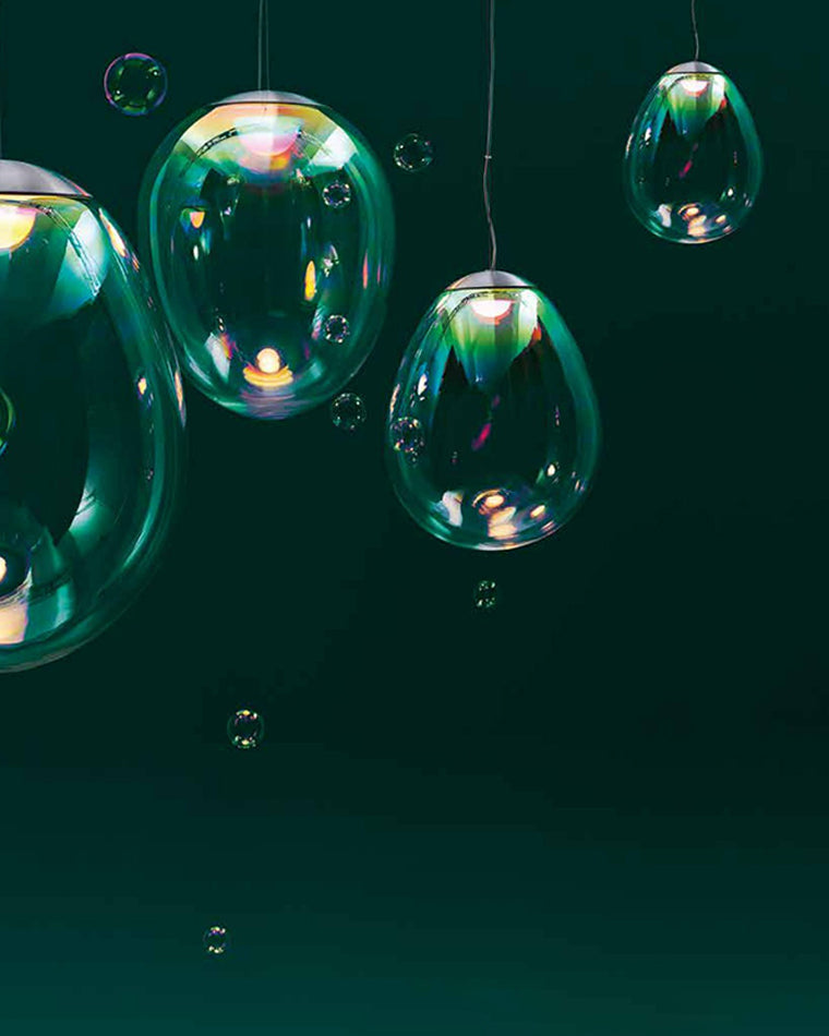 WOMO Iridescent Glass Bubble Pendant Light-WM2502