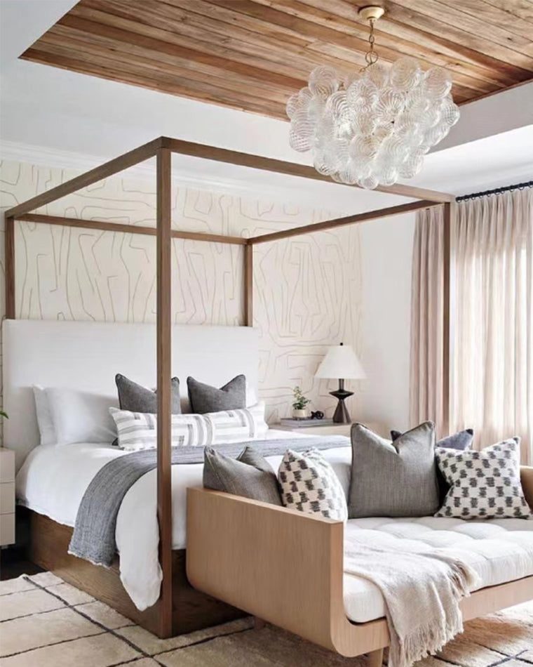 WOMO Textured Glass Bubble Chandelier-WM2180