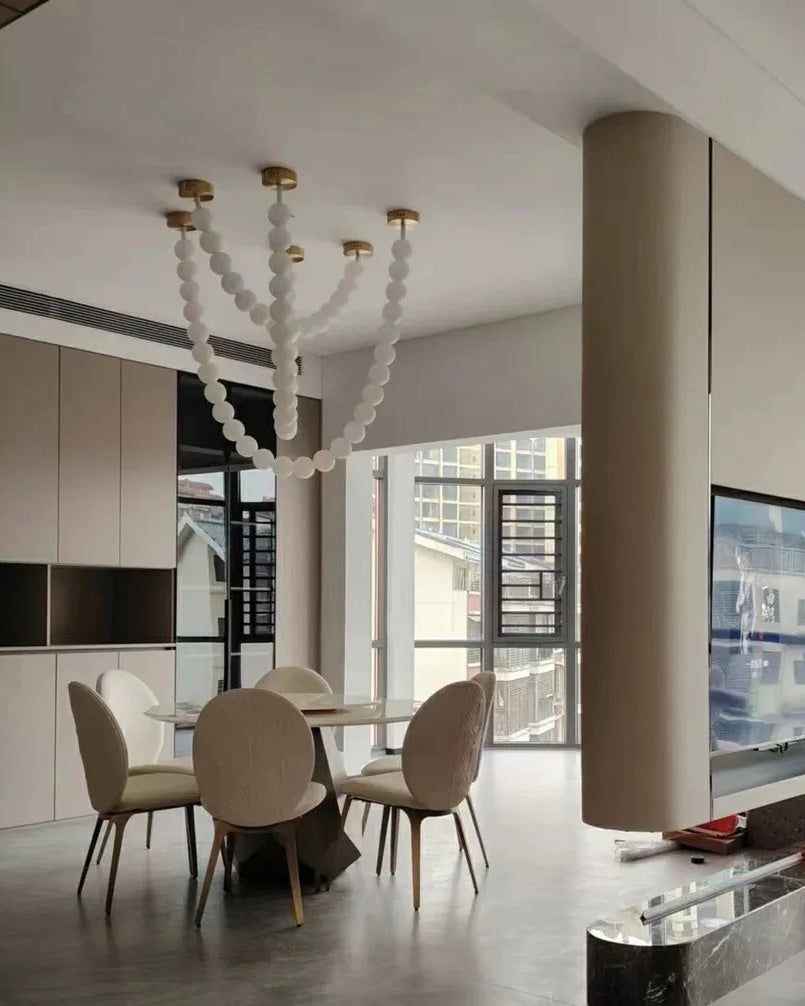 WOMO X-Pearl Necklace Chandelier-WM2805