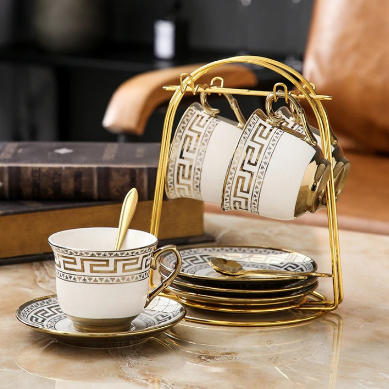 Klastiva‚Ñ¢ Luxury European Porcelain Cup Set - Nordic Side - 