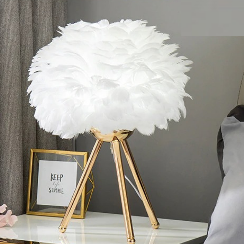 HomeQuill‚Ñ¢ Goose Feather LED Night Light - Nordic Side - 