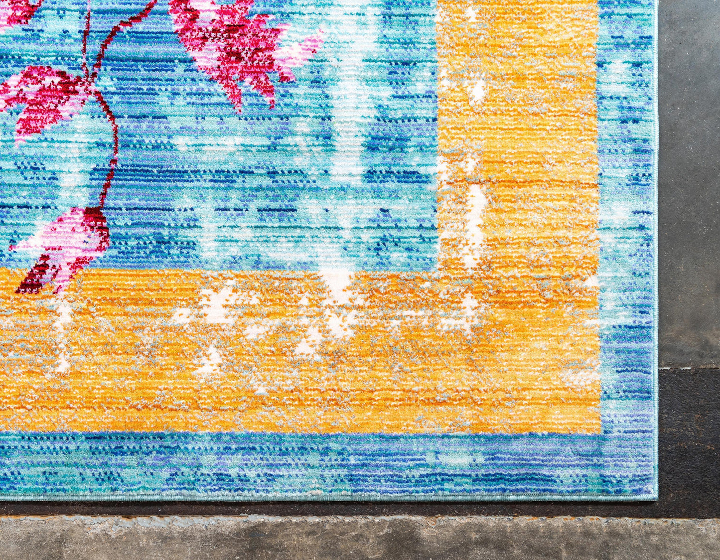 Johan - Vintage Floral Rug - Nordic Side - feed-cl0-over-80-dollars, unique-loom, us-only, us-ship