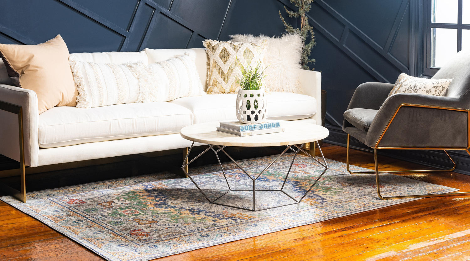 Turner - Gray & Blue Area Rug - Nordic Side - feed-cl0-over-80-dollars, unique-loom, us-only, us-ship