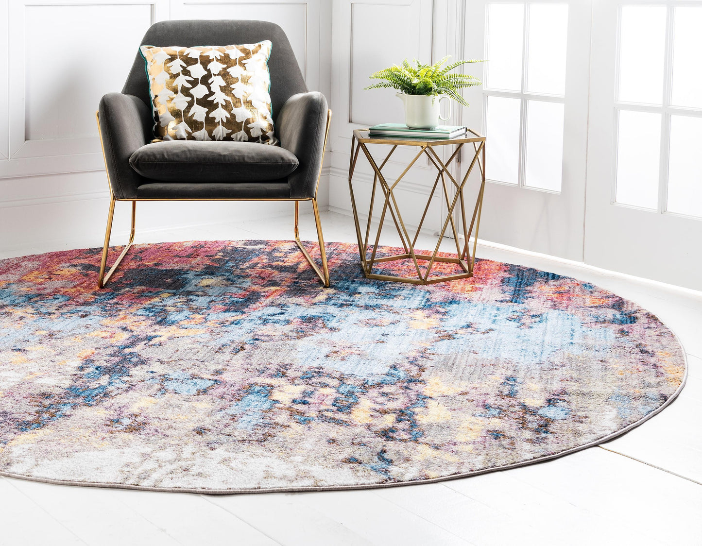 Brice - Modern Color Rug - Nordic Side - abstract-rug, area-rug, door-mat, feed-cl0-over-80-dollars, geometric-rug, hallway-runner, large-rug, modern, modern-rug, round-rug, unique-loom, us-o