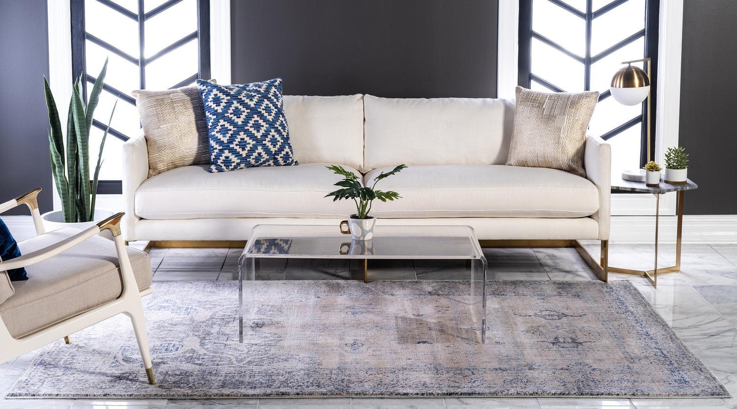 Damari - Modern Area Rug - Nordic Side - abstract-rug, Area-rug, feed-cl0-over-80-dollars, geometric-rug, hallway-runner, large-rug, modern, modern-nordic, modern-rug, round-rug, unique-loom,