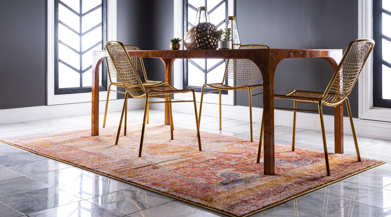 Damari - Modern Area Rug - Nordic Side - abstract-rug, Area-rug, feed-cl0-over-80-dollars, geometric-rug, hallway-runner, large-rug, modern, modern-nordic, modern-rug, round-rug, unique-loom,