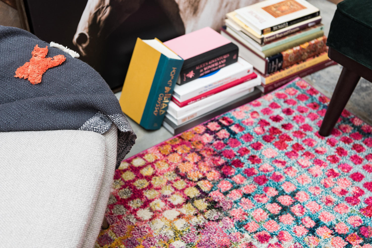 Franco - Modern Circle Pattern Rug - Nordic Side - abstract-rug, area-rug, feed-cl0-over-80-dollars, modern, modern-rug, round-rug, unique-loom, us-only, us-ship