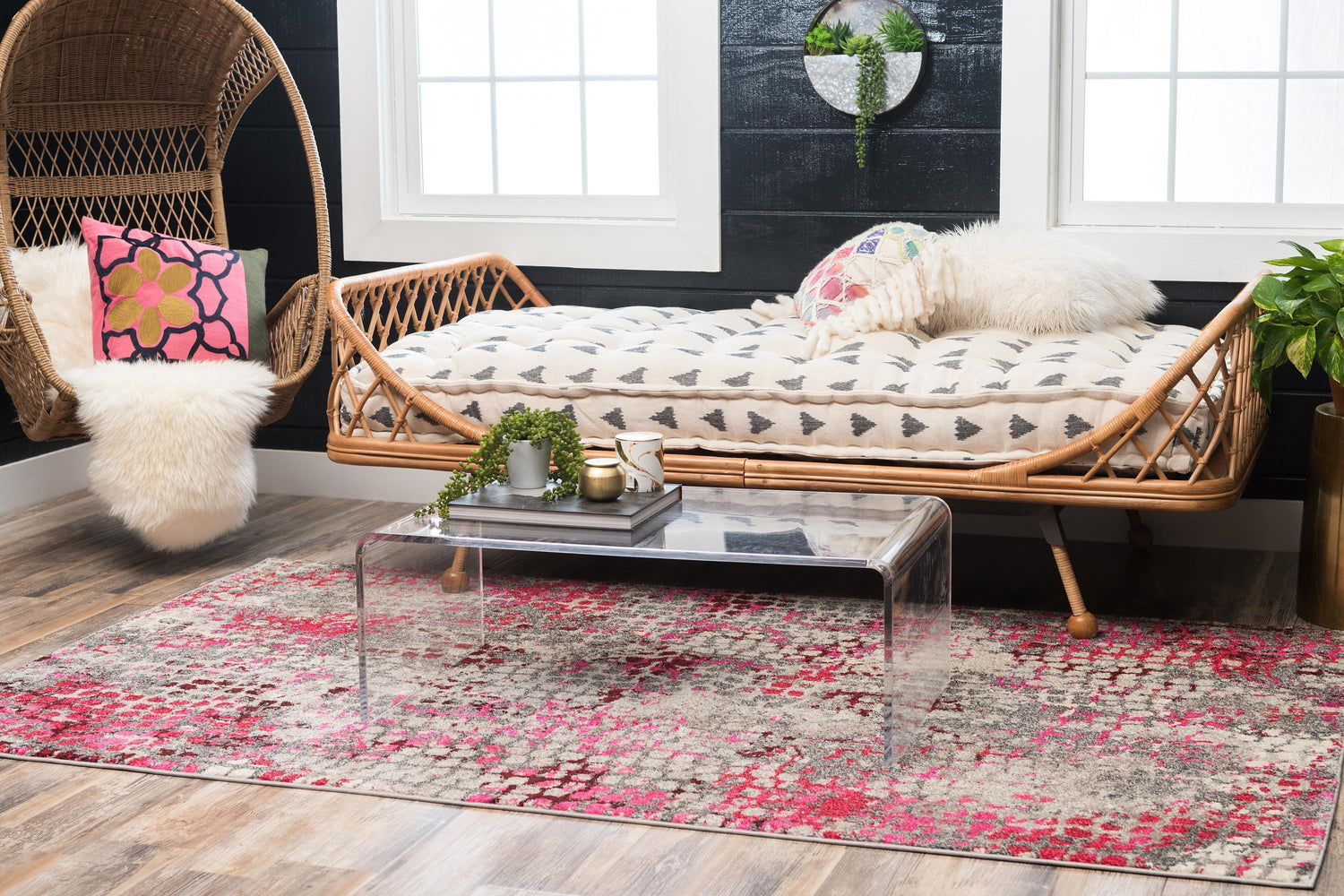 Franco - Modern Circle Pattern Rug - Nordic Side - abstract-rug, area-rug, feed-cl0-over-80-dollars, modern, modern-rug, round-rug, unique-loom, us-only, us-ship