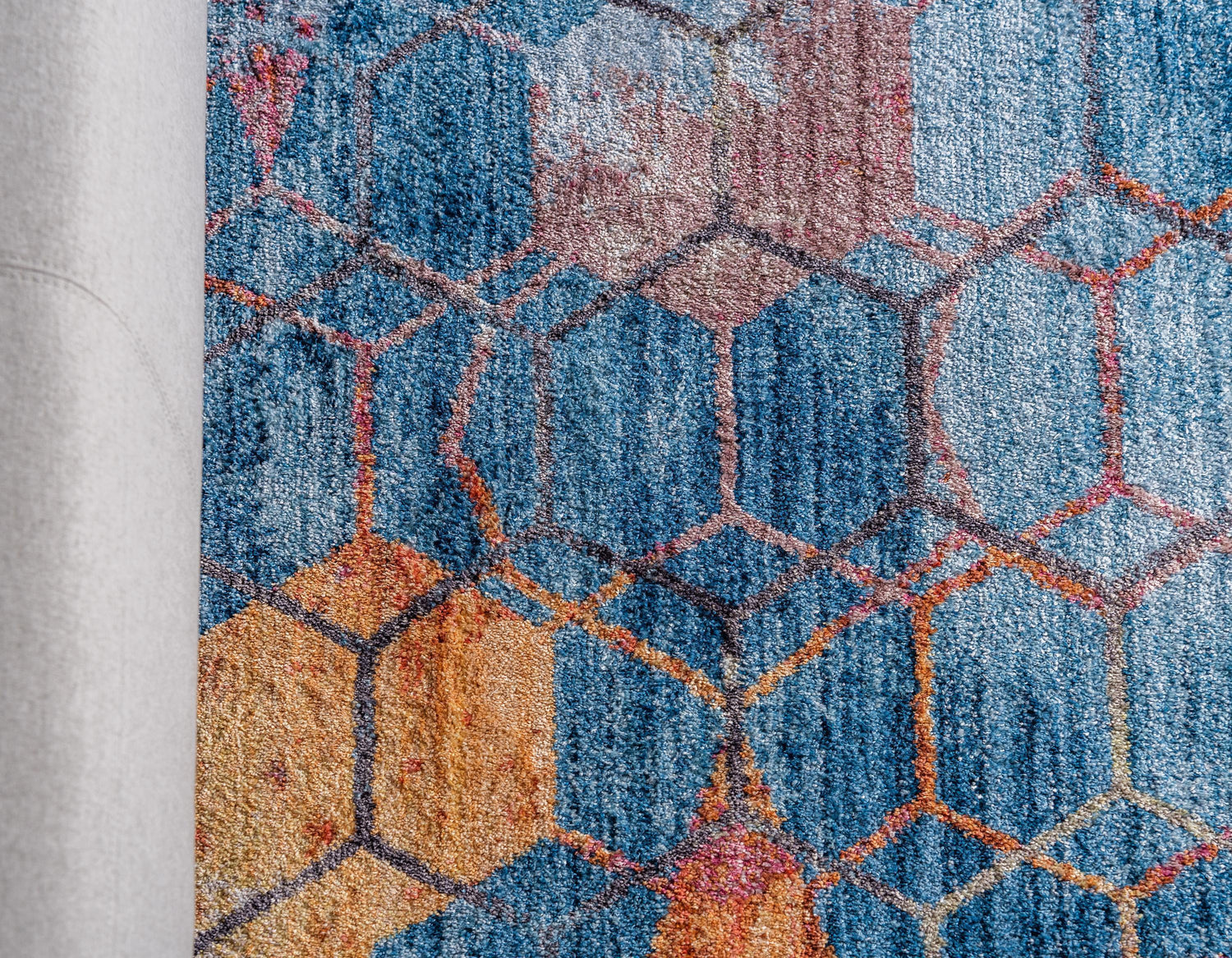 Reuben - Hexagon Pattern Color Blend Rug - Nordic Side - feed-cl0-over-80-dollars, unique-loom, us-only, us-ship