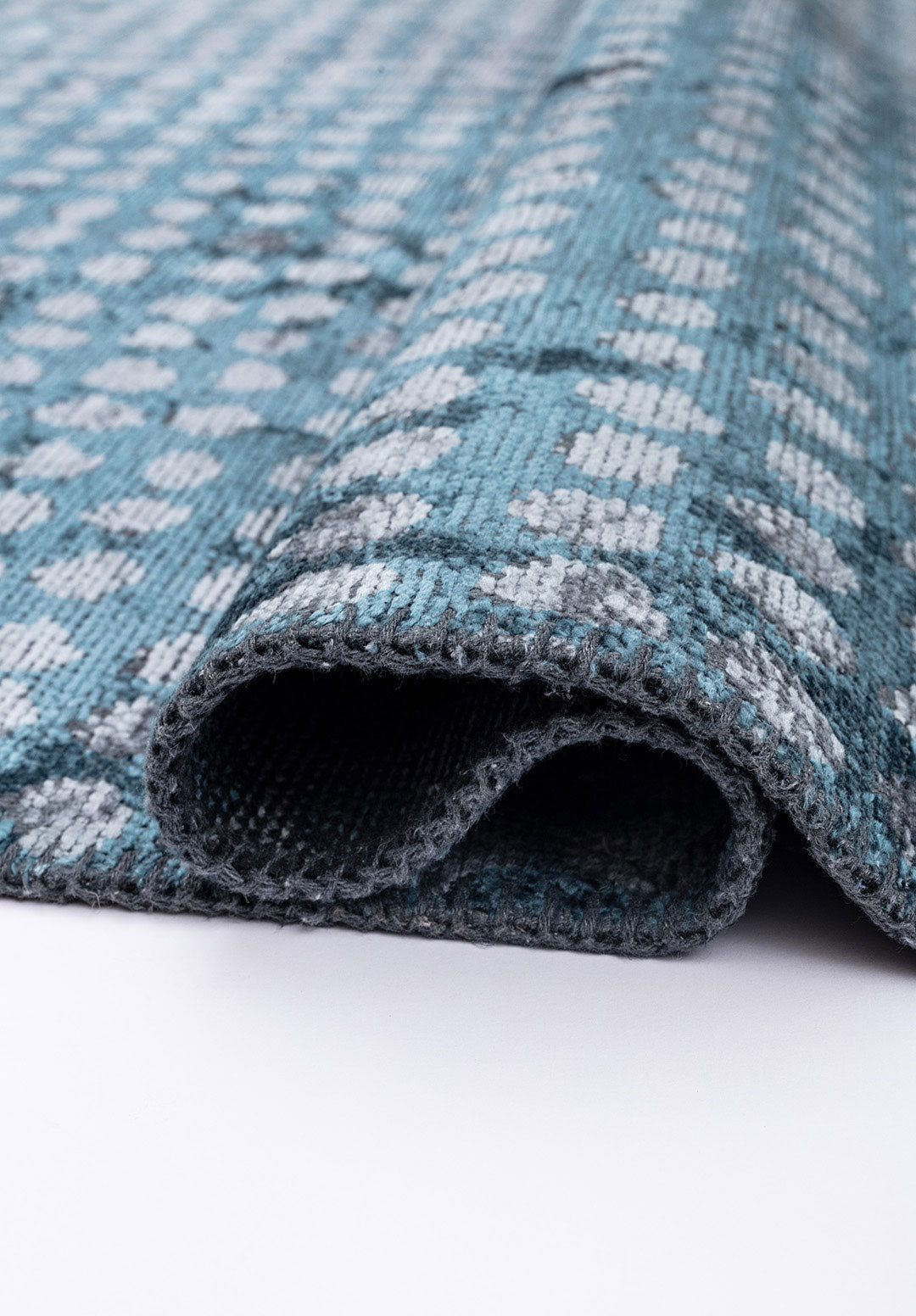 Dots Petrol - Blue Rug