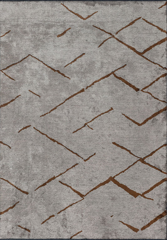Wave Cacao - Cream Rug
