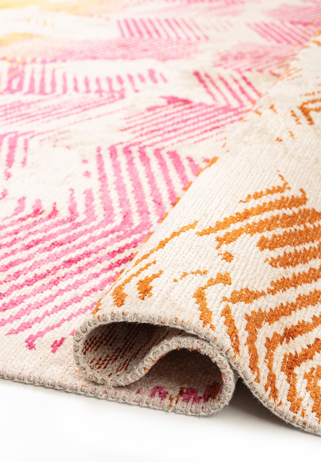 Tahiti Turquoise - Yellow Rug