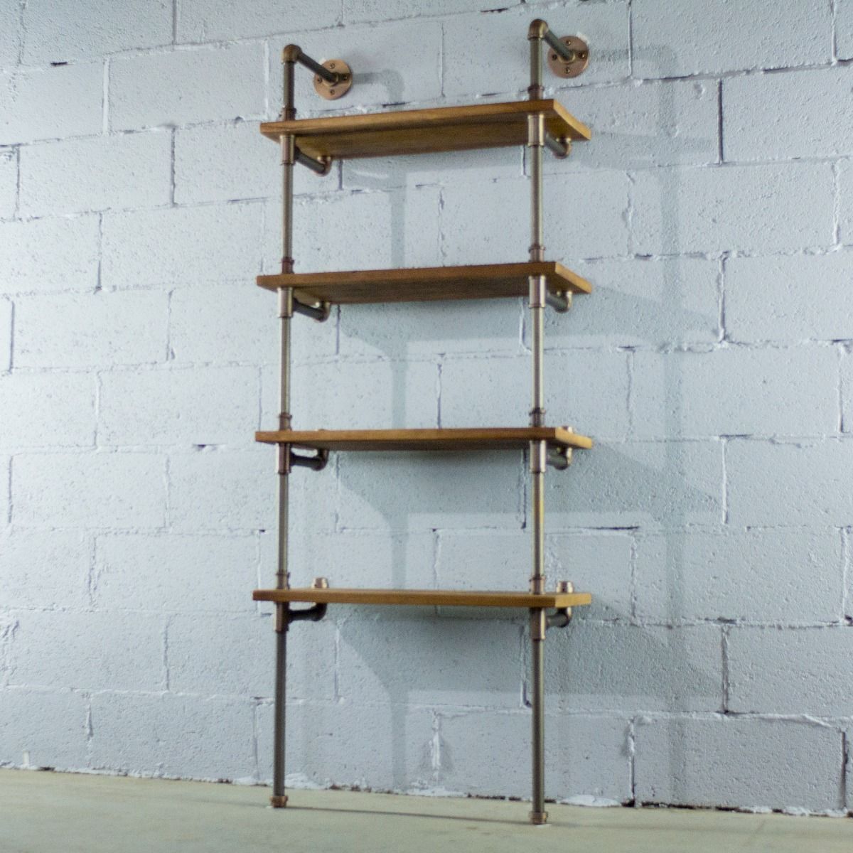 Four Shelf Wall Mounted Bookcase - Nordic Side - 10-11, feed-cl0-over-80-dollars, furniture-pipeline, furniture-tag, US