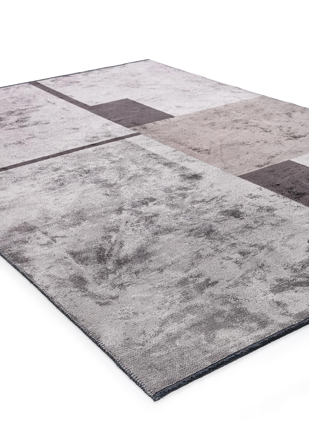 Block Charcoal - Dark Grey Rug