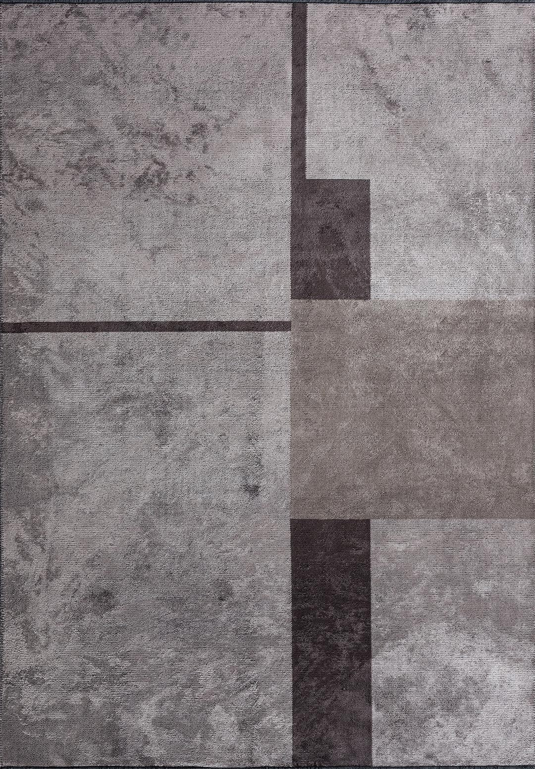 Block Charcoal - Dark Grey Rug