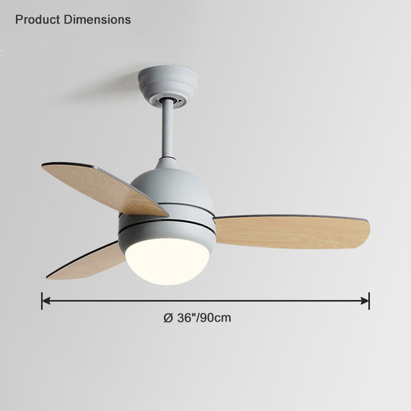 WOMO Scandi Ceiling Fan Lamp-WM5017