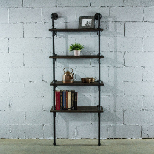 Four Shelf Wall Mounted Bookcase - Nordic Side - 10-11, feed-cl0-over-80-dollars, furniture-pipeline, furniture-tag, US
