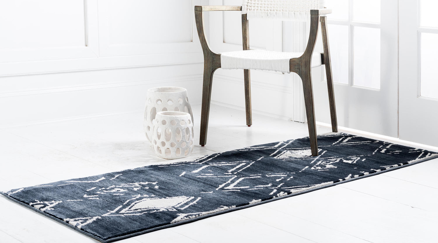 Jakobe - Faded Diamond Pattern Area Rug - Nordic Side - feed-cl0-over-80-dollars, unique-loom, us-only, us-ship