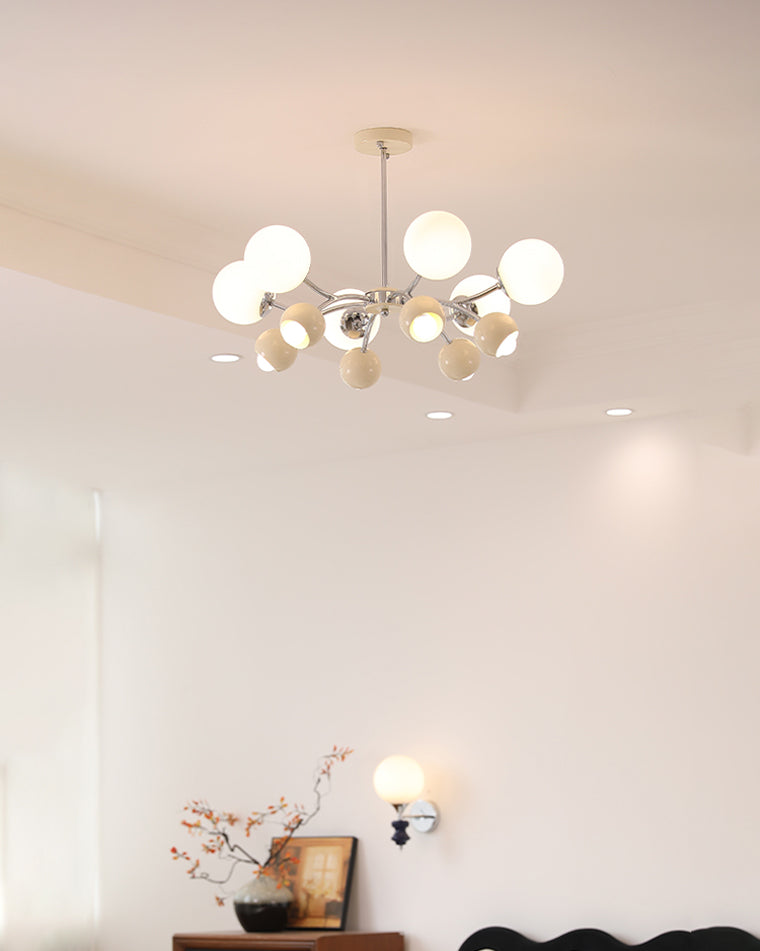 WOMO Space Age Glass Globe Chandelier-WM2290