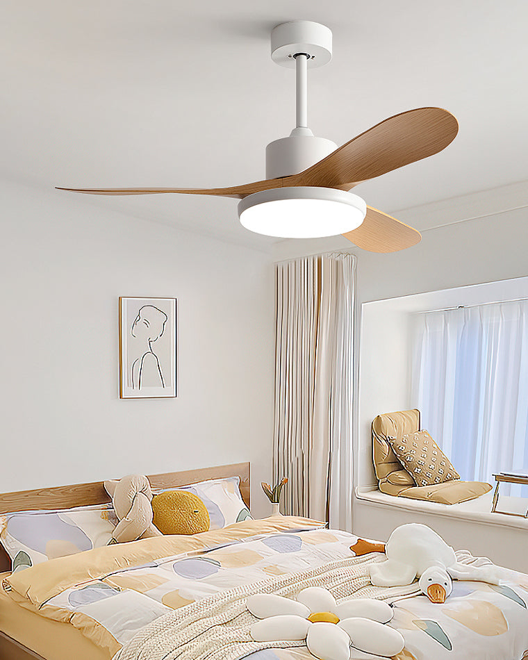 WOMO Scandi Reversible Ceiling Fan with Light-WM5002