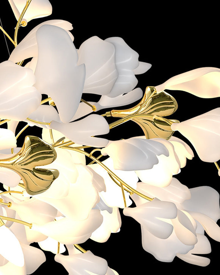 WOMO Gingko Large Long Chandelier-WM2426