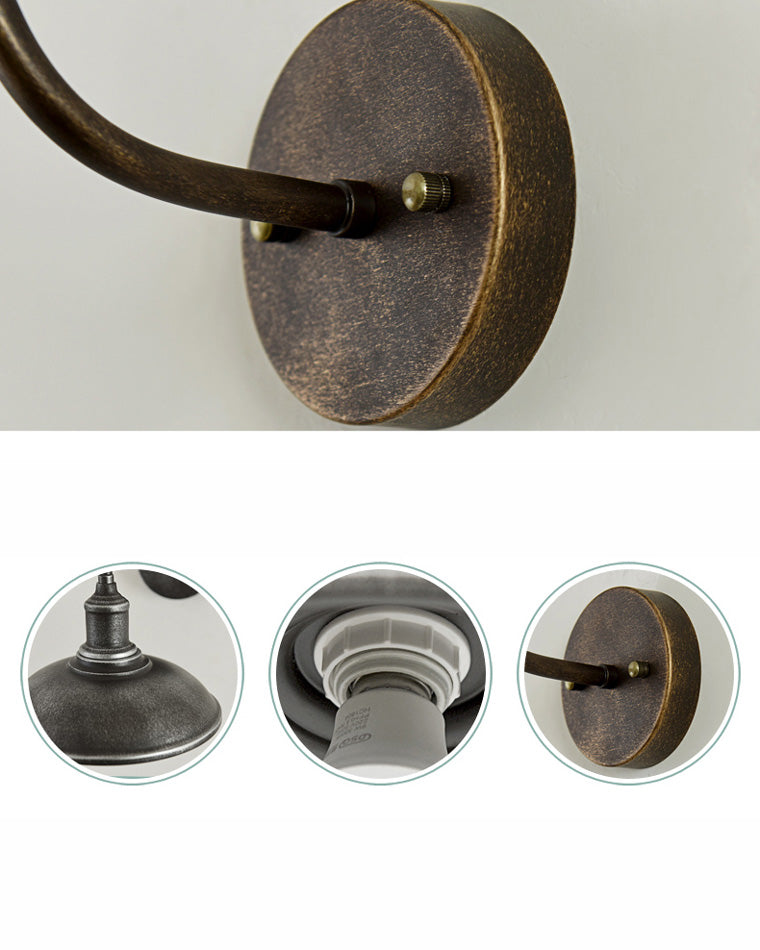 WOMO Gooseneck Barn Wall Lamp-WM9143