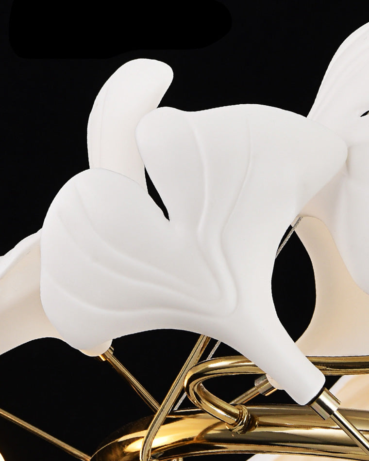 WOMO Circular Tiered Gingko Chandelier-WM2427