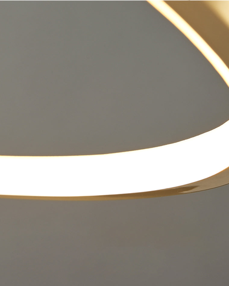 WOMO Brass Swirl Led Pendant Light-WM2354