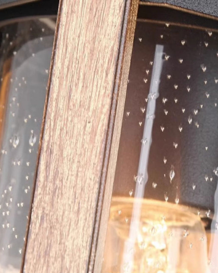 WOMO Rustic Outdoor Wall Lantern-WM9147