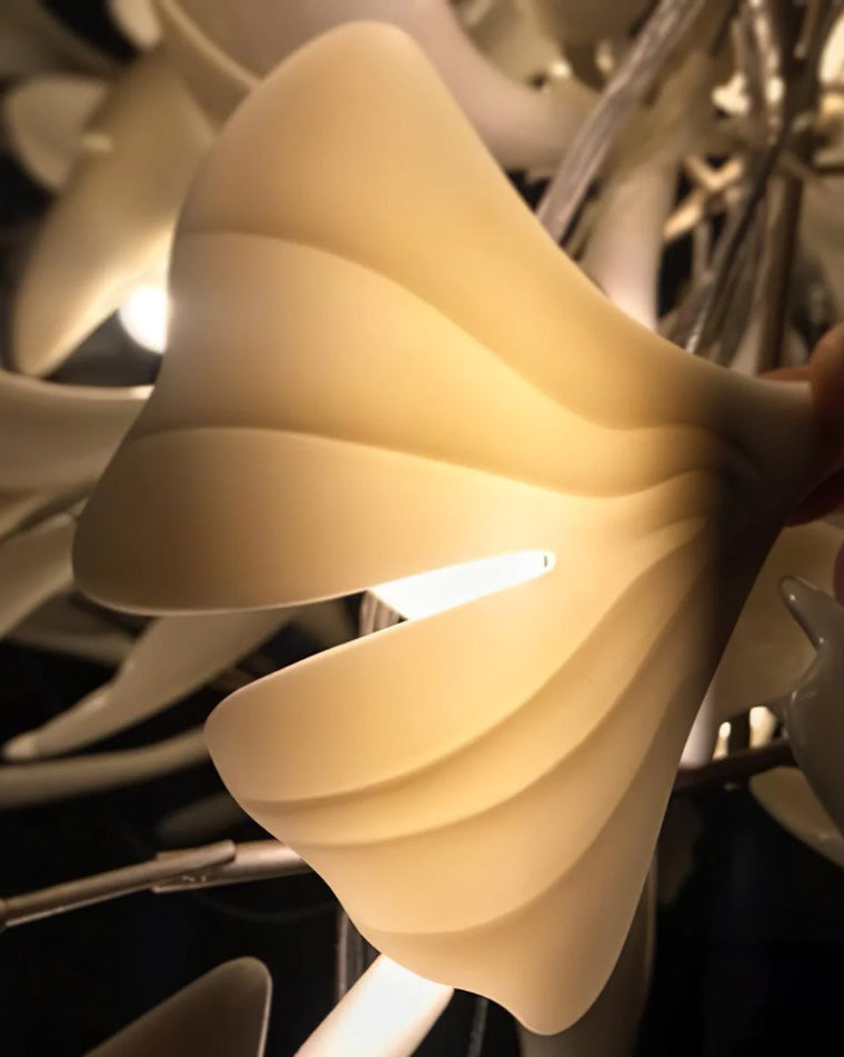 WOMO Gingko Long Chandelier-WM2430