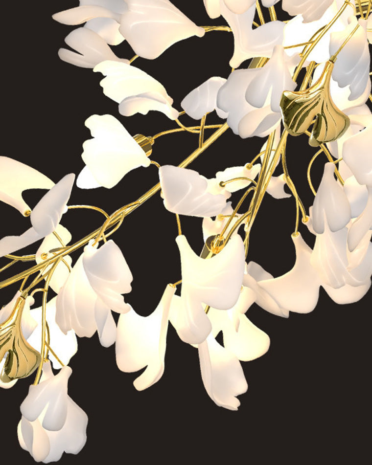 WOMO Gingko Large Long Chandelier-WM2426