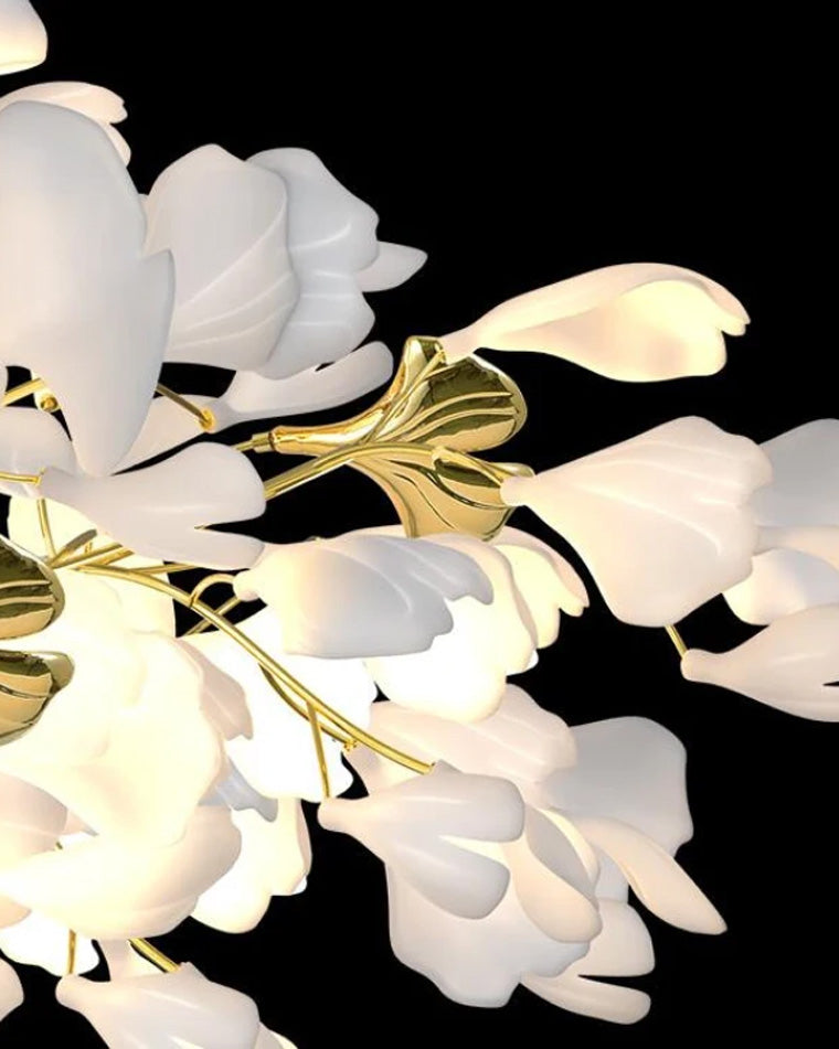 WOMO Gingko Long Chandelier-WM2430