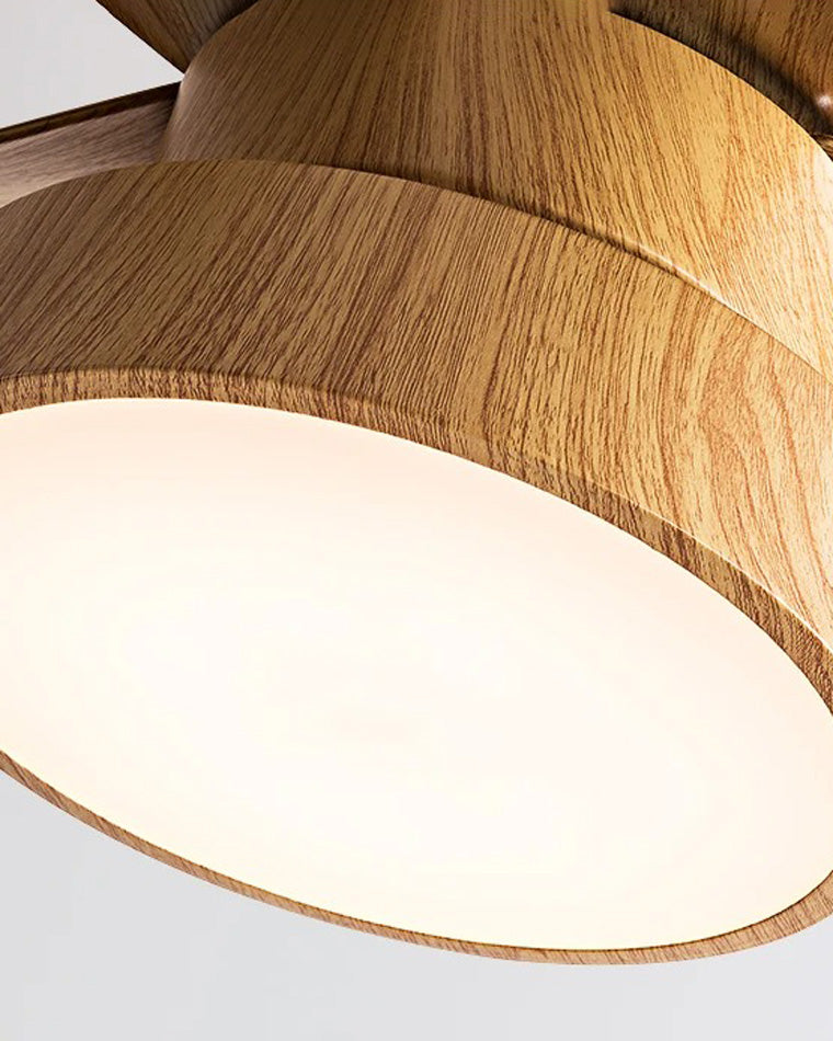 WOMO Small Low Profile Ceiling Fan Lamp-WM5095