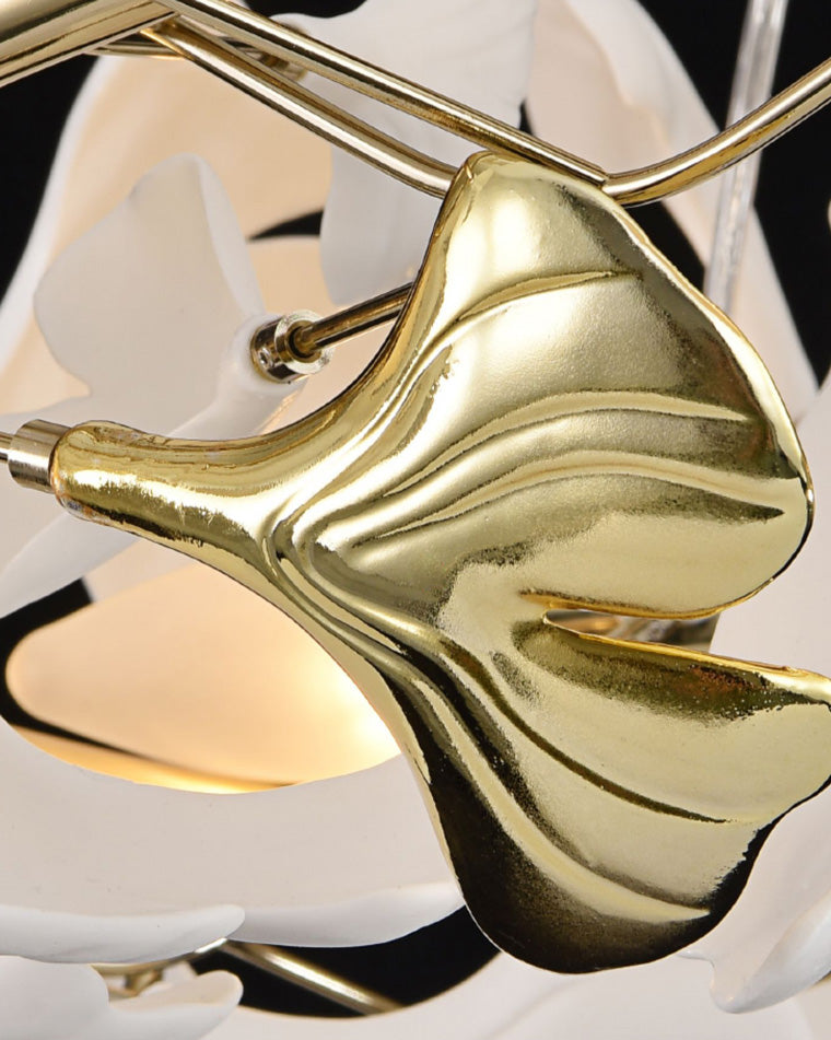 WOMO Circular Tiered Gingko Chandelier-WM2427