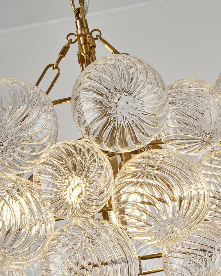 WOMO Textured Glass Bubble Chandelier-WM2180