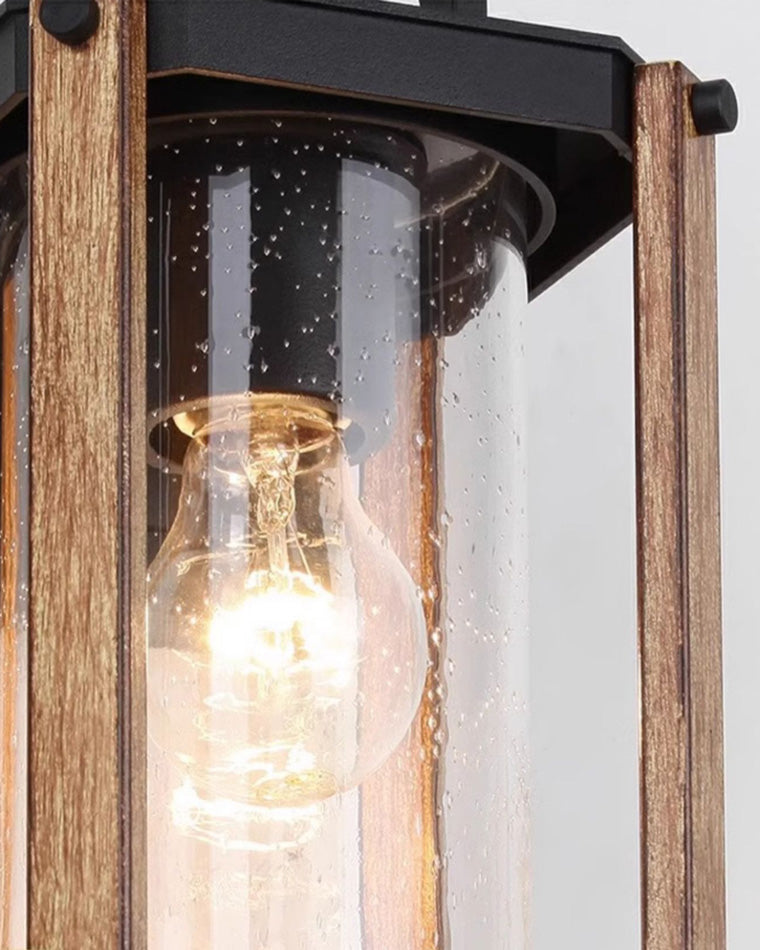 WOMO Rustic Outdoor Wall Lantern-WM9147