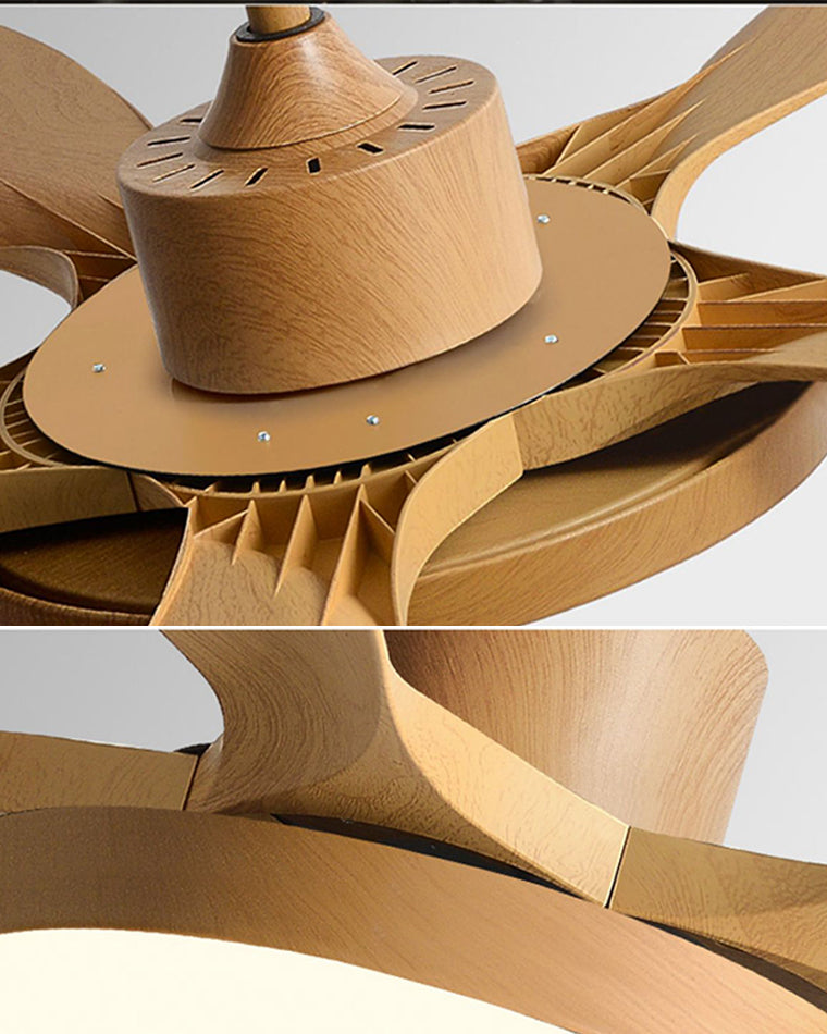 WOMO 5 Blade Modern Ceiling Fan Lamp-WM5129