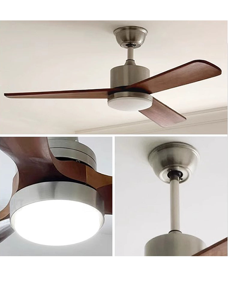 WOMO Mid Century Modern Ceiling Fan Lamp-WM5117