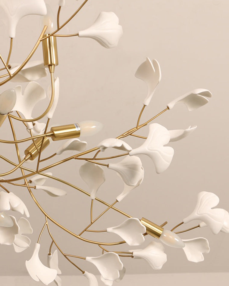 WOMO Gingko Long Chandelier-WM2430