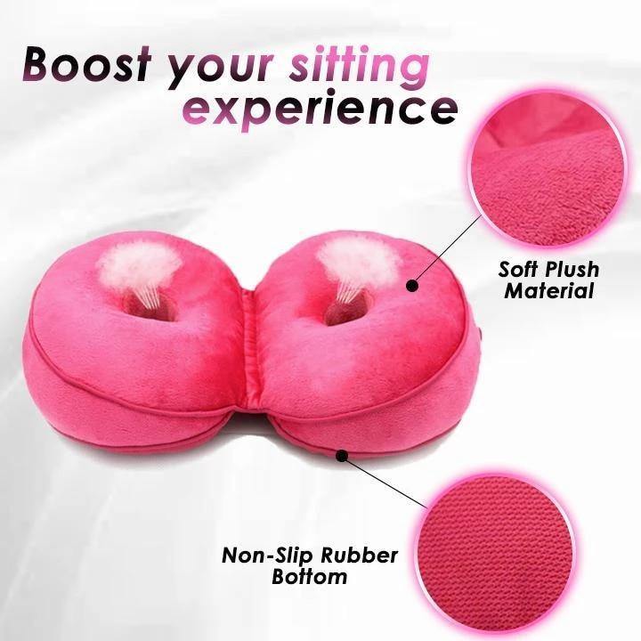 Dual Comfort Orthopedic Cushion Pillow For Back Pain - Nordic Side - aylio coccyx seat cushion, best coccyx cushion, best pillow for tailbone pain, best seat cushion for lower back pain, cocc