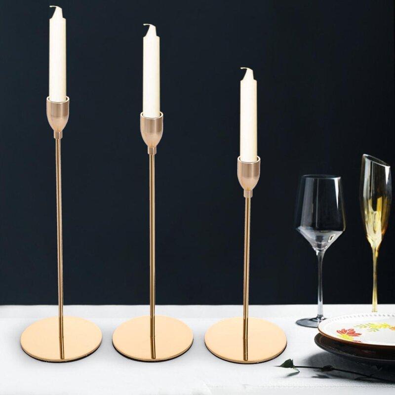 Claros Luxury Stainless Steel Candlesticks