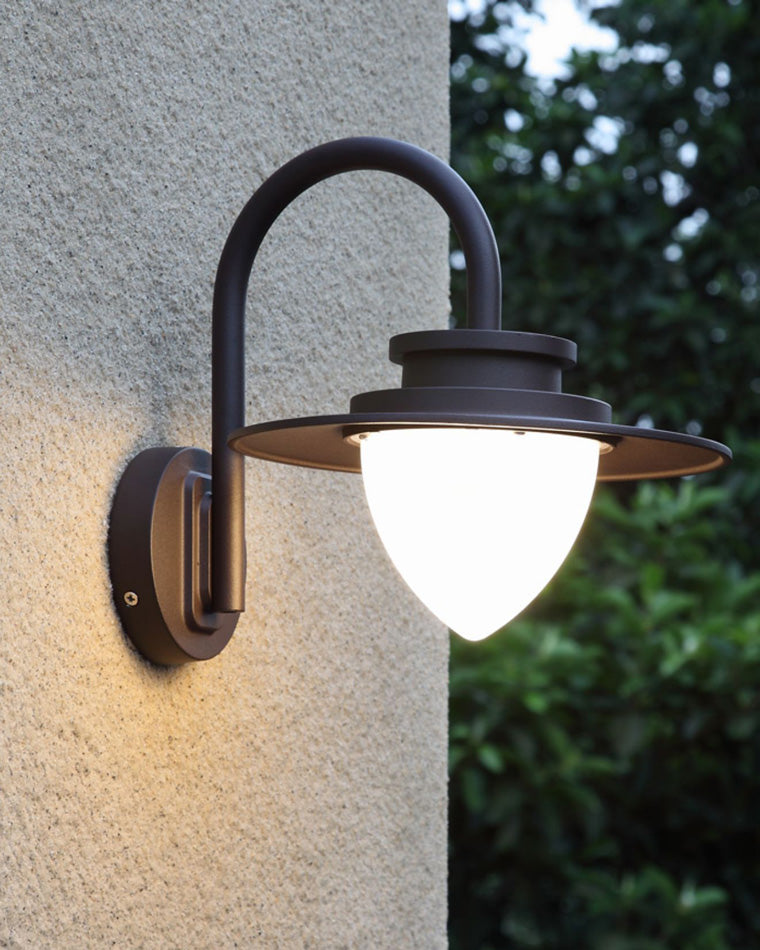 WOMO Gooseneck Outdoor Wall Light-WM9153