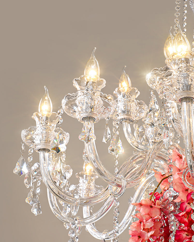 WOMO Candelabra Crystal Chandelier-WM2375